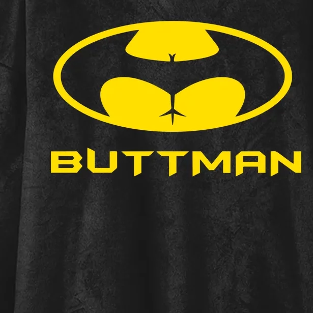 Buttman Hooded Wearable Blanket