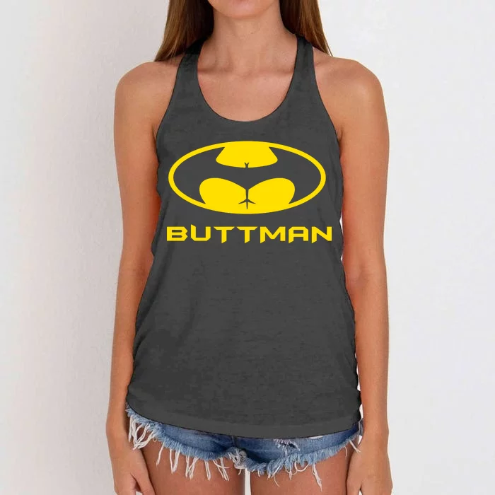 Buttman Women's Knotted Racerback Tank