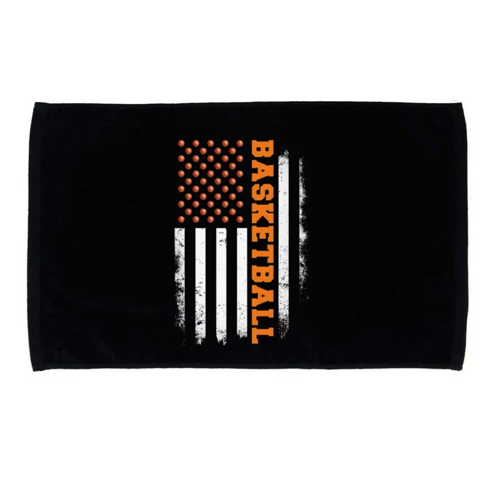 Basketball Usa Us Flag Basketball Microfiber Hand Towel