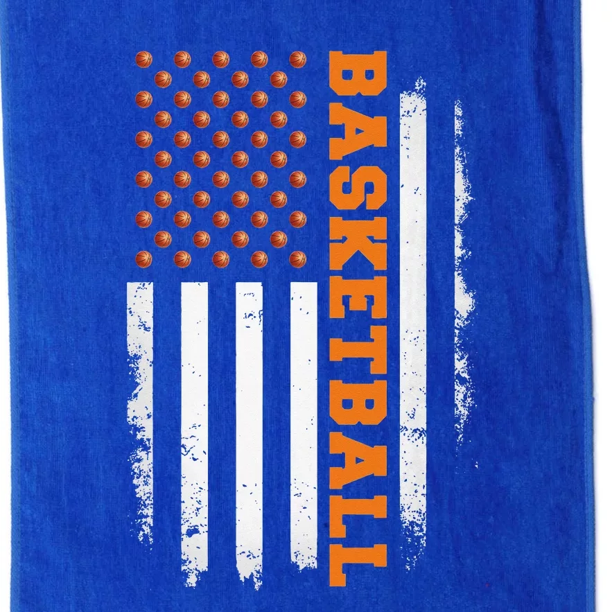 Basketball USA US Flag Basketball Platinum Collection Golf Towel