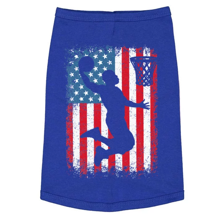 Basketball Usa Us Flag Basketball Doggie Tank