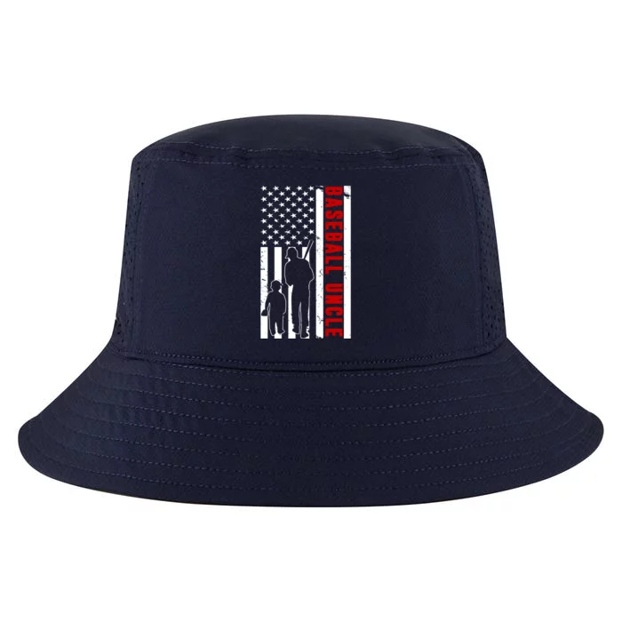 Baseball Uncle USA Flag Cool Comfort Performance Bucket Hat