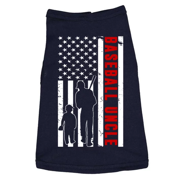 Baseball Uncle USA Flag Doggie Tank