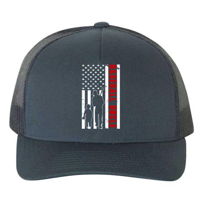 Baseball Uncle USA Flag Yupoong Adult 5-Panel Trucker Hat