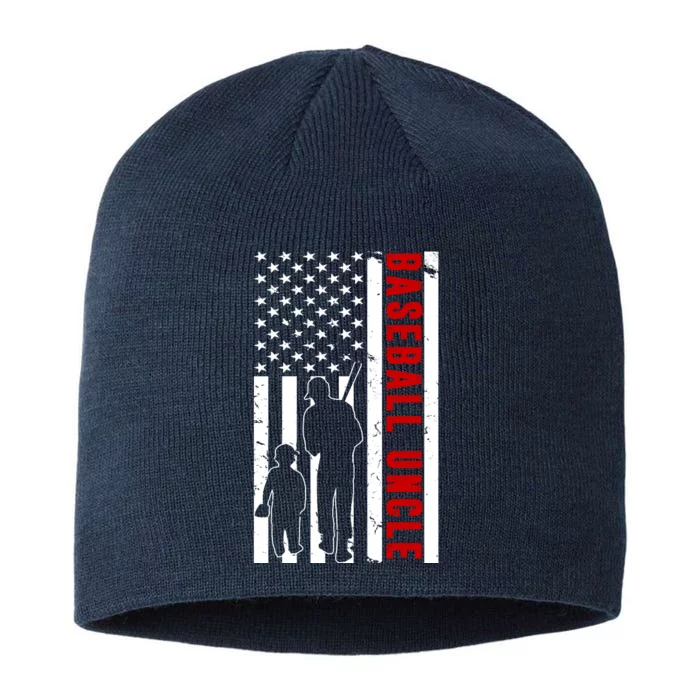 Baseball Uncle USA Flag 8 1/2in Sustainable Knit Beanie