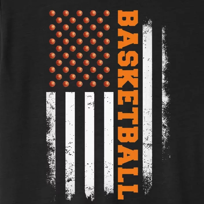 Basketball USA US Flag Basketball ChromaSoft Performance T-Shirt