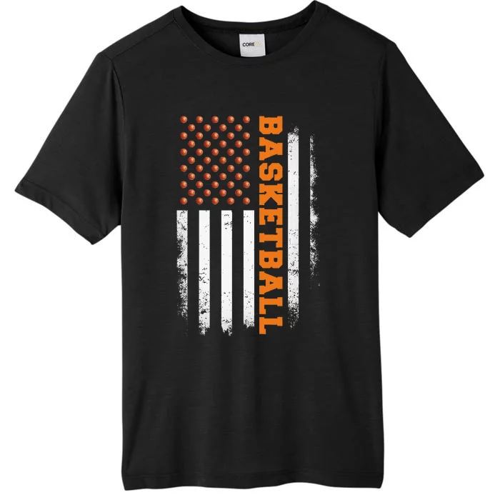 Basketball USA US Flag Basketball ChromaSoft Performance T-Shirt