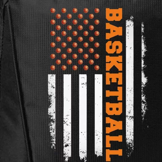 Basketball USA US Flag Basketball City Backpack