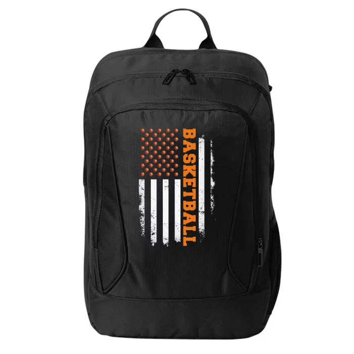 Basketball USA US Flag Basketball City Backpack