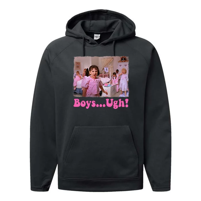 Boy Ugh Valentines Day Funny Performance Fleece Hoodie