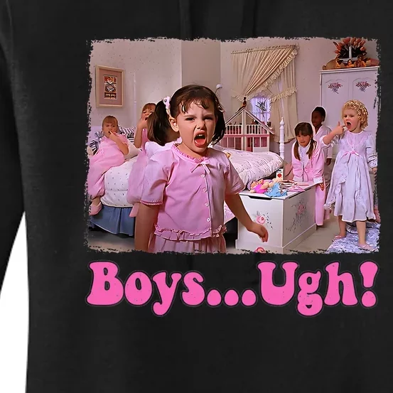 Boy Ugh Valentines Day Funny Women's Pullover Hoodie