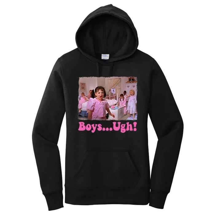 Boy Ugh Valentines Day Funny Women's Pullover Hoodie