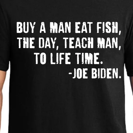 Buy A Man Eat Fish Joe Biden Pajama Set