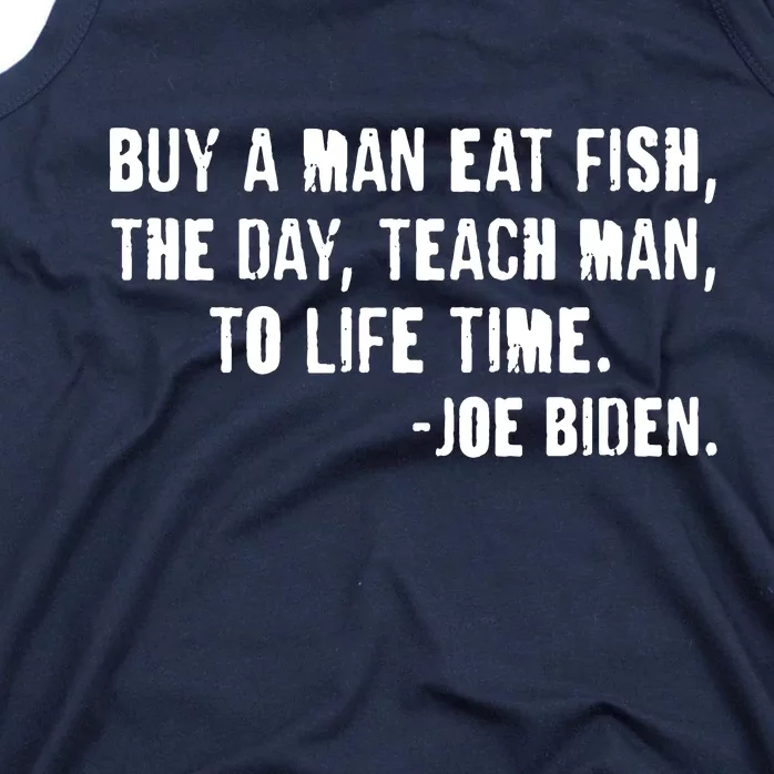 Buy A Man Eat Fish Joe Biden Tank Top