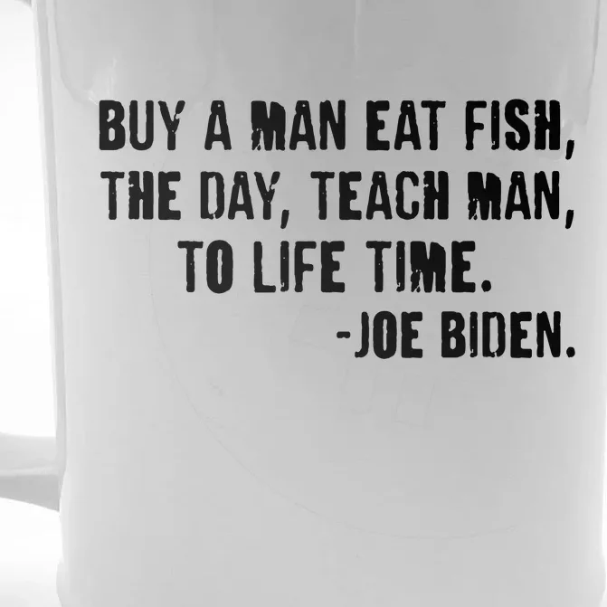 Buy A Man Eat Fish Joe Biden Beer Stein