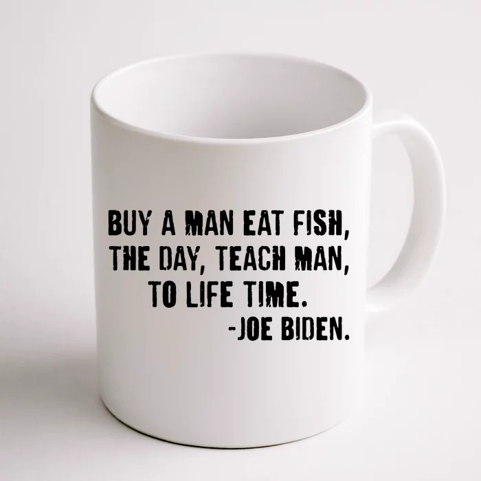 Buy A Man Eat Fish Joe Biden Coffee Mug