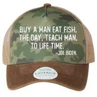 Buy a Man eat Fish he Day Teach Man to a Lifetime Hat (Embroidered Trucker  Cap) Black at  Men's Clothing store
