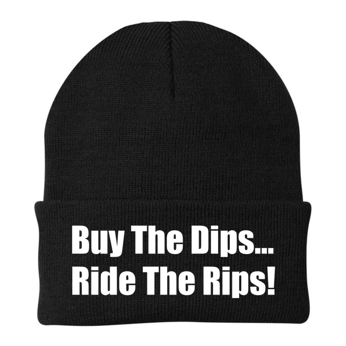 Buy The Dips Ride The Rips Stock Knit Cap Winter Beanie