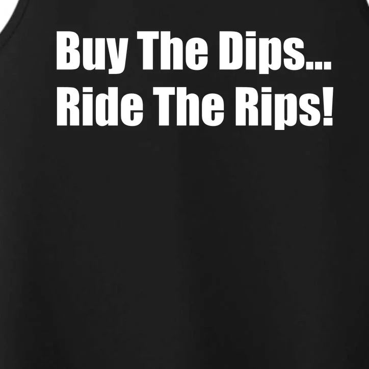 Buy The Dips Ride The Rips Stock Performance Tank