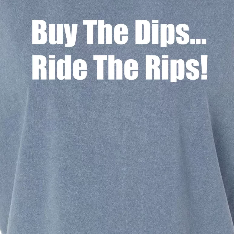 Buy The Dips Ride The Rips Stock Garment-Dyed Women's Muscle Tee