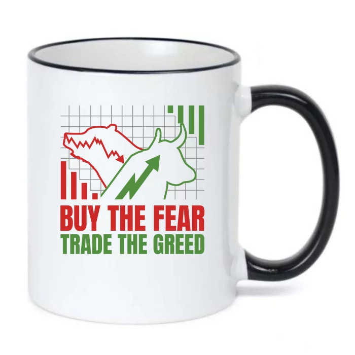 Buy The Fear Trade The Greed Black Color Changing Mug