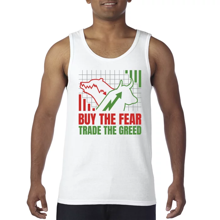 Buy The Fear Trade The Greed Tank Top