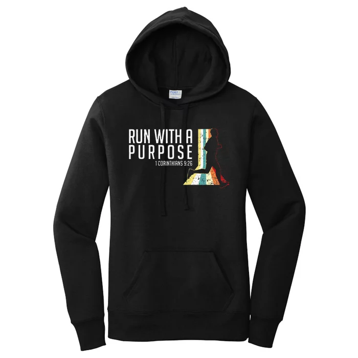 Bible Verse 1 Corinthians 926 Running Fitness Women's Pullover Hoodie