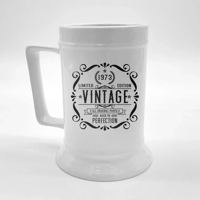 Birthday Vintage 1973 Front & Back Beer Stein