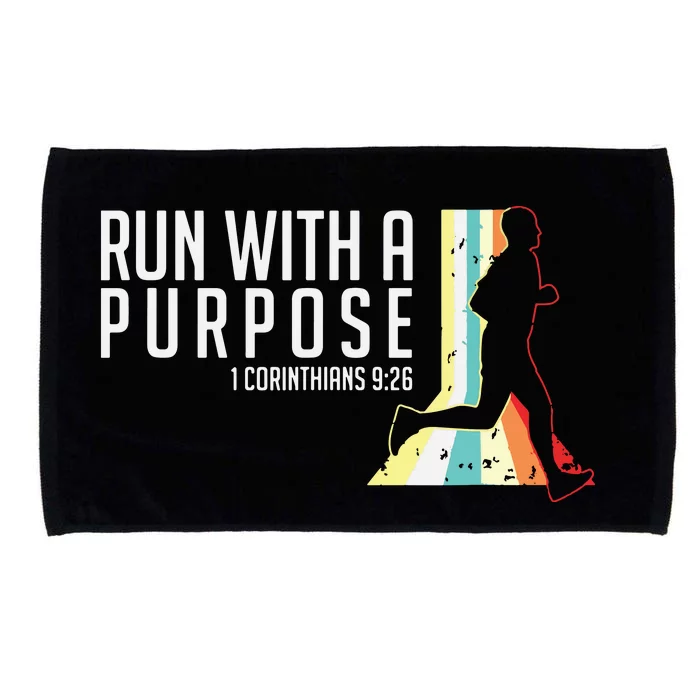 Bible Verse 1 Corinthians 926 Running Fitness Microfiber Hand Towel