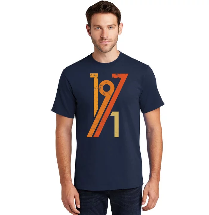 Birthday Vintage 70s Style 1971 Tall T-Shirt