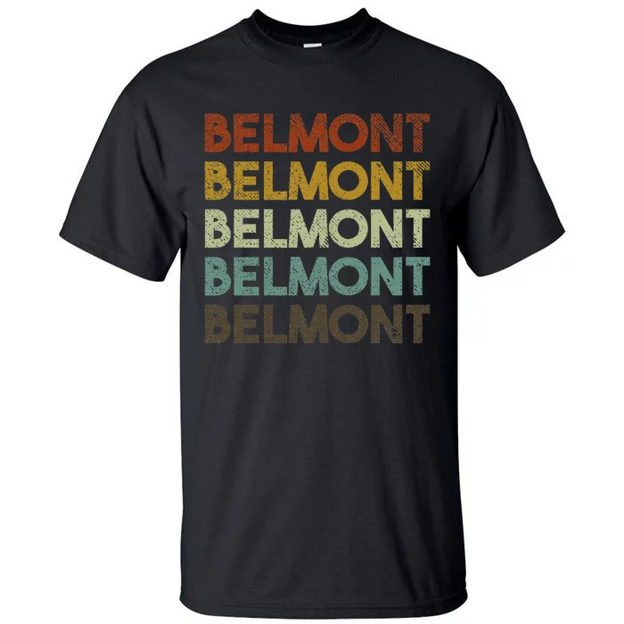 Belmont Vintage 80s Retro Style Tall T-Shirt