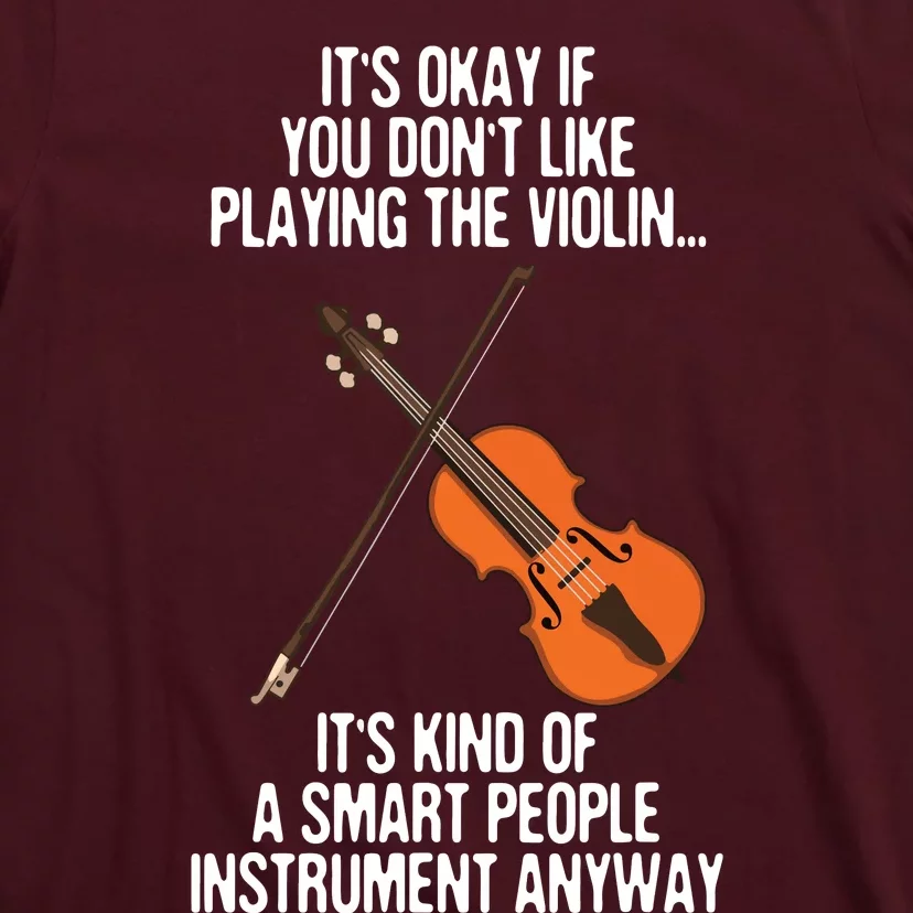 Best Violin Art For Men Women Instrument Violin Player T-Shirt