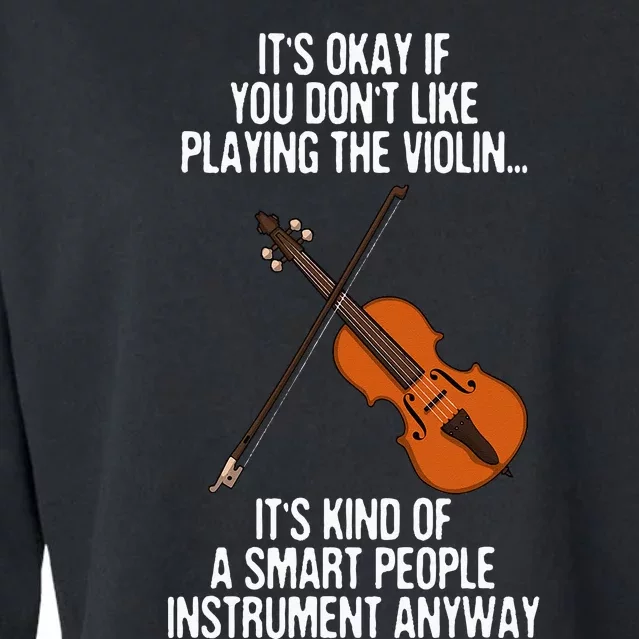 Best Violin Art For Instrument Violin Player Cropped Pullover Crew