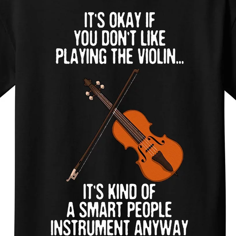 Best Violin Art For Instrument Violin Player Kids T-Shirt