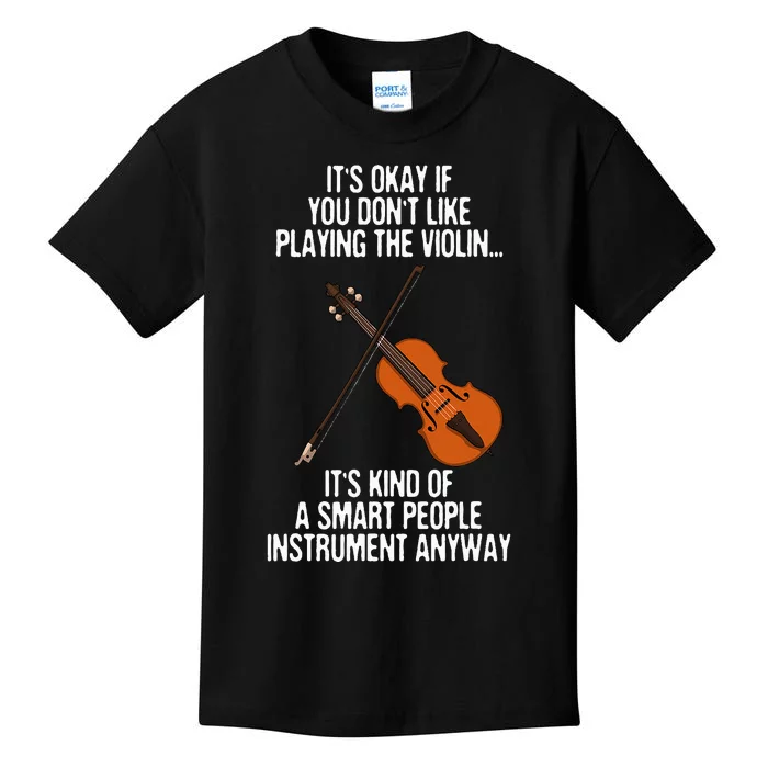 Best Violin Art For Instrument Violin Player Kids T-Shirt