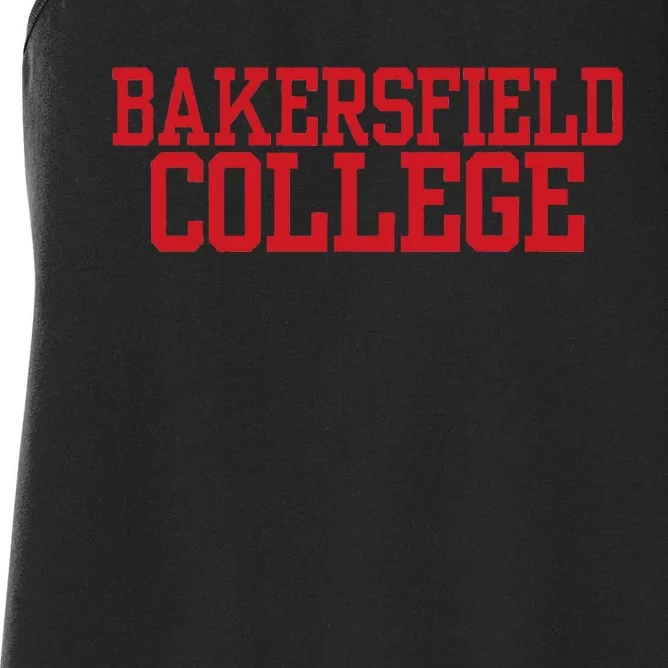 Bakersfield Vintage Arch College Women's Racerback Tank