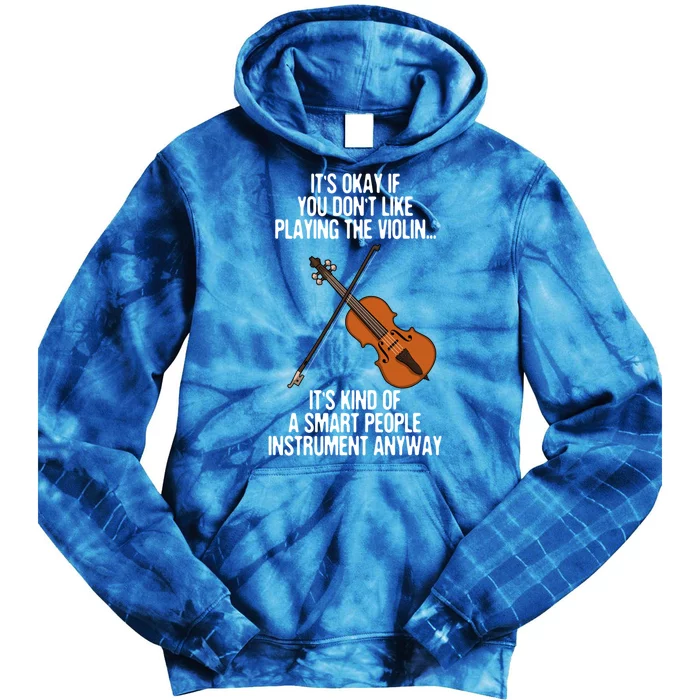 Best Violin Art Instrut Violin Player Gift Tie Dye Hoodie