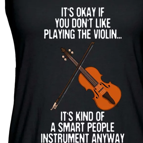 Best Violin Art For Women Instrument Violin Player Ladies Essential Flowy Tank