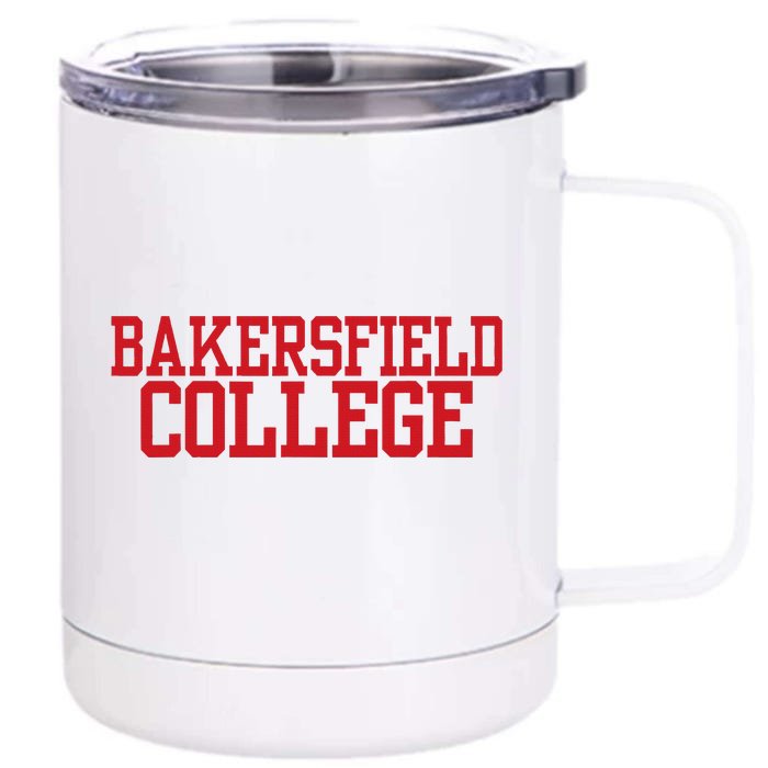 Bakersfield Vintage Arch College Front & Back 12oz Stainless Steel Tumbler Cup