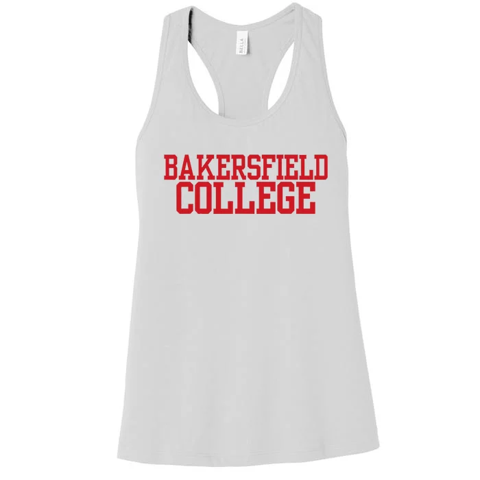 Bakersfield Vintage Arch College Women's Racerback Tank