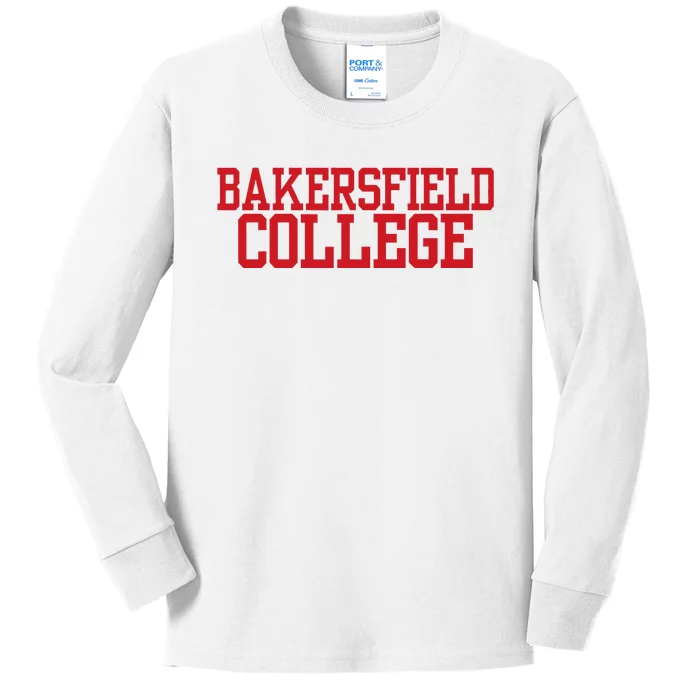 Bakersfield Vintage Arch College Kids Long Sleeve Shirt