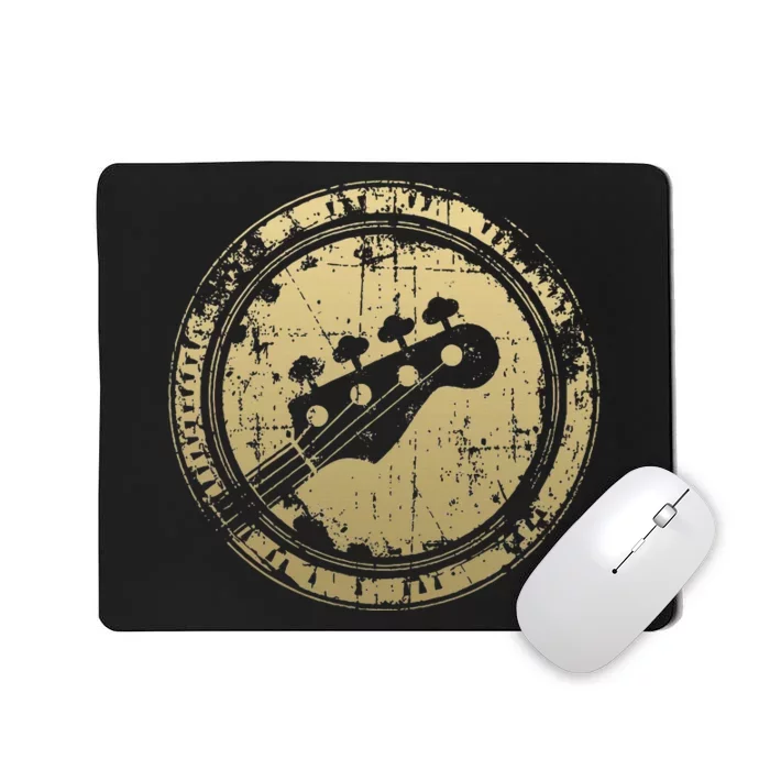 Bass Vintage Bass Guitar 02 For Bass Player Mousepad