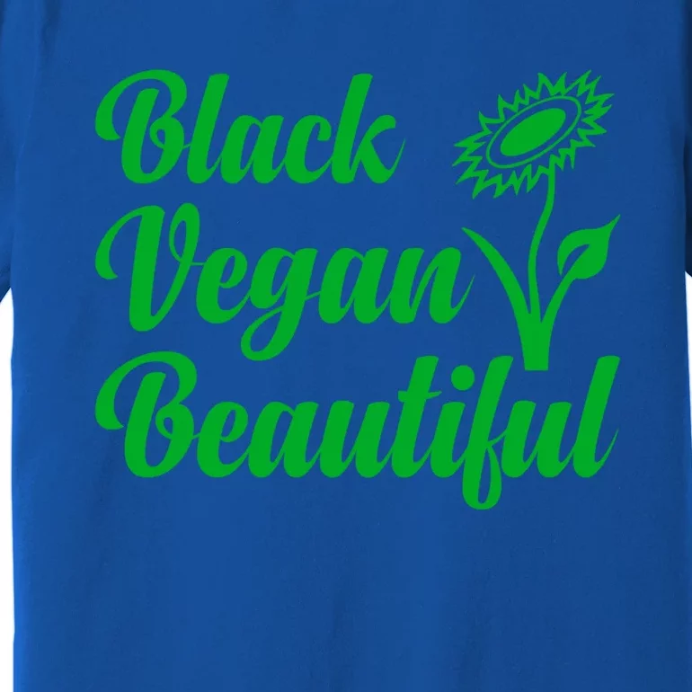 Black Vegan Beautiful Cool Gift Premium T-Shirt