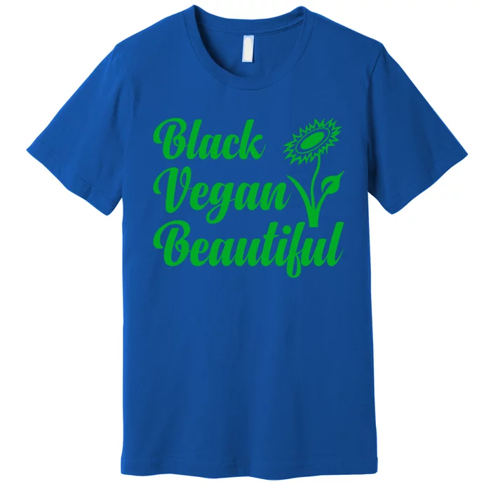 Black Vegan Beautiful Cool Gift Premium T-Shirt