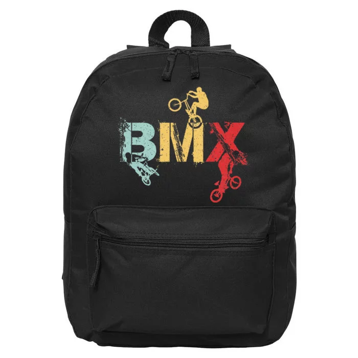 Bmx Vintage Bike Fans Gift Bike Bmx 16 in Basic Backpack