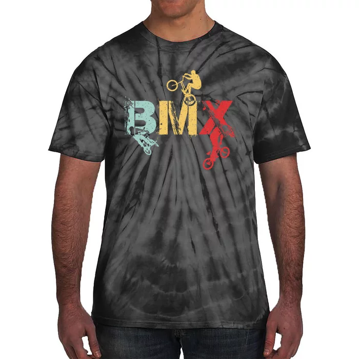 Bmx Vintage Bike Fans Gift Bike Bmx Tie-Dye T-Shirt