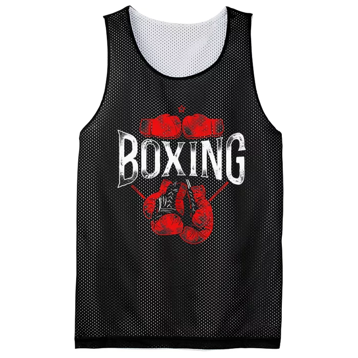 Boxing Vintage Boxing Mesh Reversible Basketball Jersey Tank