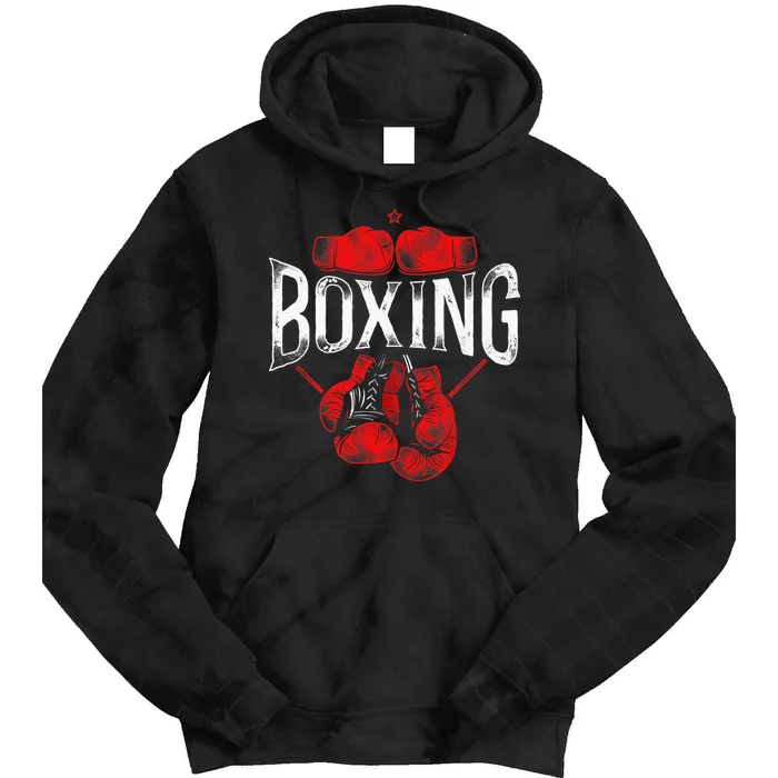 Boxing Vintage Boxing Tie Dye Hoodie