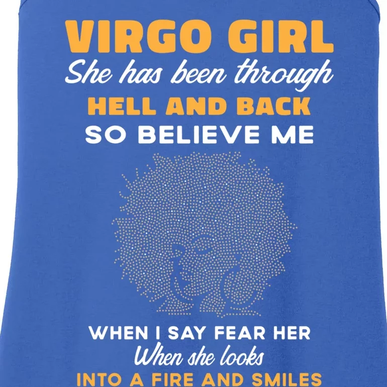 Black Virgo Born August September Birthday Meaningful Gift Ladies Essential Tank