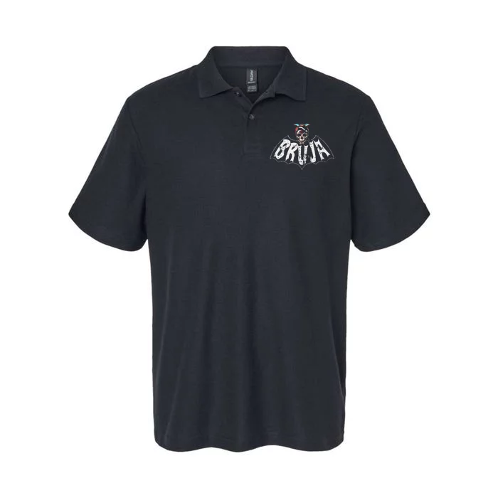 Bruja Vintage Bat Gift Softstyle Adult Sport Polo